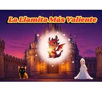La Llamita Más Valiente I cuento dragón para niños 3-7 años: La pequeña llama que descubrió su valor en un reino mágico