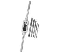 La llave de llave de trinquete ofrece operaciones fáciles, durabilidad para requisitos de roscado, herramientas eficientes, reparaciones de metalurgia, juego de troqueles ajustables