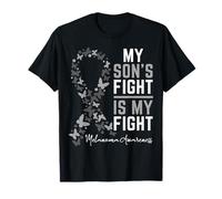 La Lucha de mi Hijo es mi Lucha Concientización sobre el cáncer sobre el Melanoma Camiseta