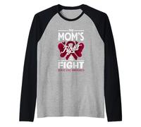 La Lucha de mi Madre es mi Lucha contra la Conciencia de células falciformes Camiseta Manga Raglan