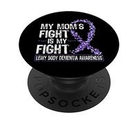 La lucha de mi mamá es mi lucha Lewy cuerpo demencia conciencia PopSockets PopGrip Intercambiable
