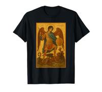 La Lucha del arcángel San Miguel con el Diablo - Ortodoxo Camiseta