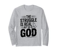 La Lucha es Real, Pero también lo es Dios Inspirador Manga Larga