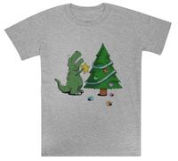 La Lucha Es Un Verdadero Dinosaurio Kids Grey tee Camiseta De Manga Corta para Niños Kids Grey tee Children Short Sleeve T-Shirt