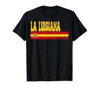 LA LUISIANA Ciudad España Vintage Estética Vacaciones de Verano Camiseta