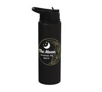 La luna basa mi espíritu Cita Fases lunares Luna celestial Stainless Steel Insulated Water Bottle