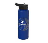 La luna basa mi espíritu Cita Fases lunares Luna celestial Stainless Steel Insulated Water Bottle