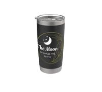 La luna basa mi espíritu Cita Fases lunares Luna celestial Vaso térmico de acero inoxidable de doble pared