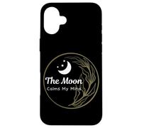 La Luna Calma Mi Mente Fases Lunares Cita Símbolos Astrología Carcasa para iPhone 16 Plus