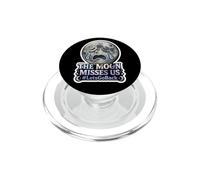 La Luna Nos extraña #LetsGoBack Llorando Luna Triste PopSockets PopGrip para MagSafe