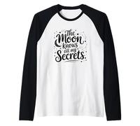 La Luna Sabe Todos mis Secretos Vibes celestiales Camiseta Manga Raglan