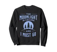 La luz de la Luna Llama a la Luna Llena Senderismo Camping Sudadera
