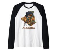 LA LUZ DE MI Argelia DZ AMAZIGH Camiseta Manga Raglan