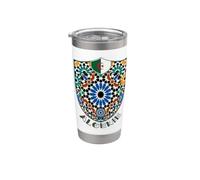 LA LUZ DE MI ARGELIA DZ AMAZIGH Vaso térmico de acero inoxidable de doble pared