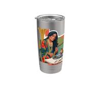 LA LUZ DE MI ARGELIA DZ AMAZIGH Vaso térmico de acero inoxidable de doble pared