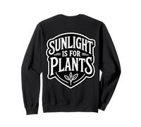 La luz del Sol es para Las Plantas Funny Night Shift Worker Owl Midnight Sudadera