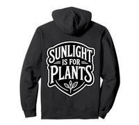 La luz del Sol es para Las Plantas Funny Night Shift Worker Owl Midnight Sudadera con Capucha