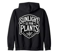 La luz del Sol es para Las Plantas Funny Night Shift Worker Owl Midnight Sudadera con Capucha