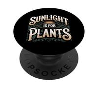 La luz del Sol es para Las Plantas Goth Gothic Sunshine PopSockets PopGrip Adhesivo