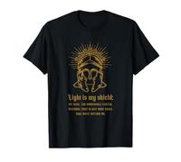 La Luz es mi Escudo - Diseño Místico de Guerrero Espiritual Camiseta