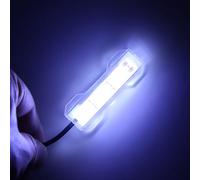 La luz LED de Zenithaur Aquarium para soportar la flora acuática, esta luz de pescado pequeño y jugada está diseñada para configuraciones de oficina de escritorio y nano acuarios