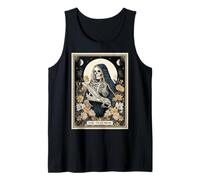 La Madre Tegu Carta del Tarot Lagarto Blanco y Negro Argentino Camiseta sin Mangas