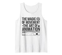 La Magia Del Movimiento El Arte De Animación Animación Sketch Camiseta sin Mangas