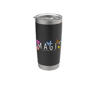 La magia es algo que haces Vaso térmico de acero inoxidable de doble pared