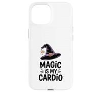 La Magia es mi diversión Cardiovascular para Halloween como Bruja Carcasa para iPhone 15