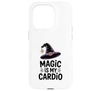 La Magia es mi diversión Cardiovascular para Halloween como Bruja Carcasa para iPhone 15 Pro