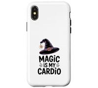 La Magia es mi diversión Cardiovascular para Halloween como Bruja Carcasa para iPhone X/XS
