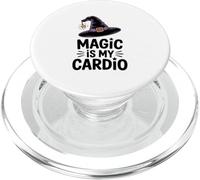 La Magia es mi diversión Cardiovascular para Halloween como Bruja PopSockets PopGrip para MagSafe
