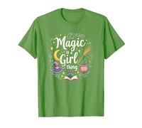 La Magia es una Cosa de Chicas: capricho Brujo para Encantadoras Camiseta, Hombre, Hierba, XXL