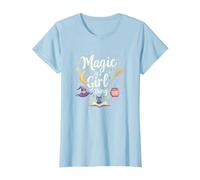 La Magia es una Cosa de Chicas: capricho Brujo para Encantadoras Camiseta, Mujer, Azul Bebé, XS