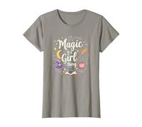 La Magia es una Cosa de Chicas: capricho Brujo para Encantadoras Camiseta, Mujer, Pizarra, XXL