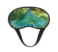 La magnífica máscara de ojos de pavo real definitiva para dormir, máscara de ojos suave y cómoda, relajante con cero presión para los ojos vendados.