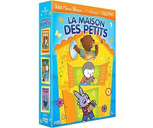 La Maison des petits - Coffret - Petit Ours Brun rentre à l'école + T'choupi au zoo + Quand Trotro sera grand [Francia] [DVD]