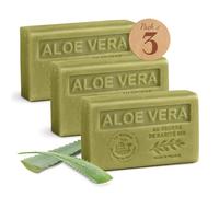 La Maison du Savon de Marseille Jabón con aroma a aloe vera, 3 x 125 g