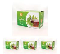La Maja - Infusión Natural - Poleo Menta - Caja de 25 Sobres - Propiedades Relajantes y Digestivas - Infusión con Alto Contenido en Minerales - Ideal para Combatir la Hinchazón (Paquete de 4)