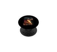 La majestad del dragón de Fuego en el Poder y Las Llamas PopSockets PopGrip Adhesivo