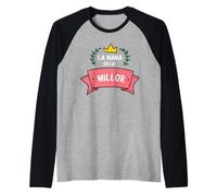 la Mama és la millor, Mare, Regal, estimar, català Camiseta Manga Raglan