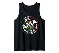 La Mama Mas Chingona Spanish Latinx Funny Mexican Saying Camiseta sin Mangas