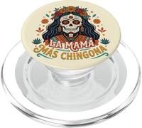 La Mamá Mas Chingona Sugar Skull Mother's Day PopSockets PopGrip para MagSafe
