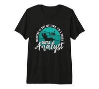 La mañana no es mi Hora Soy un Analista de Datos científico Camiseta Premium
