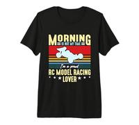 La mañana no es mi Momento Soy un Amante de Las maquetas de Coches RC Model Racing Camiseta Premium