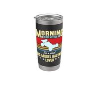 La mañana no es mi momento Soy un amante de las maquetas de coches RC Model Racing Vaso térmico de acero inoxidable de doble pared