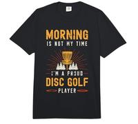 La mañana no es mi Momento Soy un Amante del Disc Golf, Jugador de Disc Golf Comfort Colors Adult Heavyweight T-Shirt