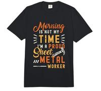 La mañana no es mi Momento, Soy un obrero de Chapa Comfort Colors Adult Heavyweight T-Shirt