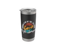 La mañana no es mi momento, soy un orgulloso saltador de altura de salto con pértiga Vaso térmico de acero inoxidable de doble pared