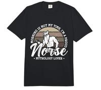 La mañana no es mi Tiempo Amante nórdico Viking Mitología nórdica Comfort Colors Adult Heavyweight T-Shirt